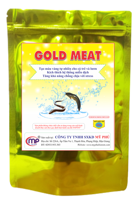 GOLD MEAT cá - Thuốc Thú Y Thủy Sản Mỹ Phú - Công Ty TNHH Sản Xuất Kinh Doanh Mỹ Phú